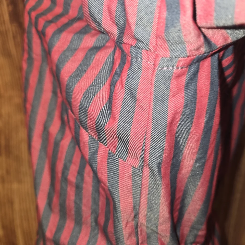 CAbi Regatta Shacket Size M Stripe